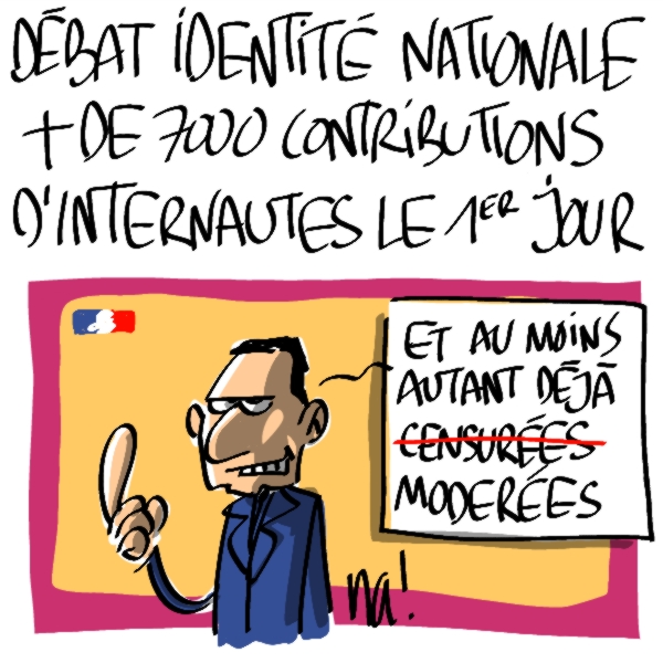 Nactualités : débat sur l’identité nationale, + de 7000 contributions d’internautes le premier jour !