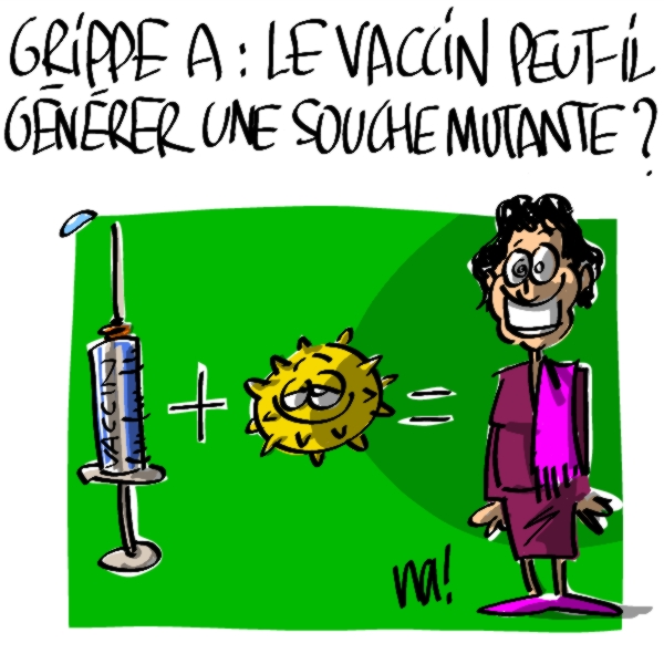 Nactualités : grippe A, le vaccin peut-il générer une souche mutante ?