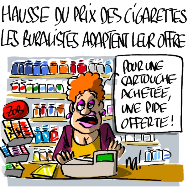 Nactualités : hausse du prix des cigarettes, les buralistes doivent adapter leur offre