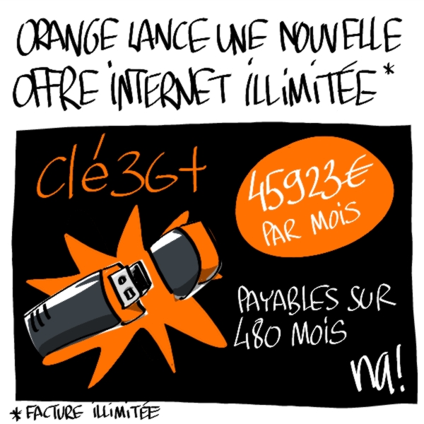 Nactualités : Orange lance une nouvelle offre internet illimitée