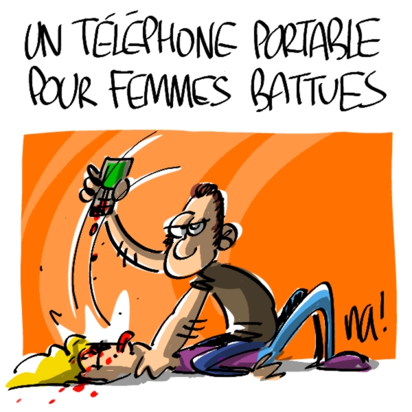 Nactualités : un téléphone portable pour femmes battues