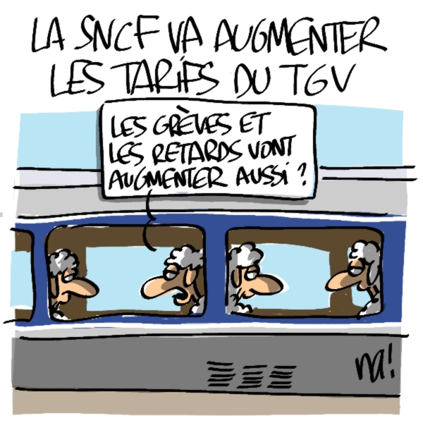 Nactualités : la sncf va augmenter les tarifs du TGV