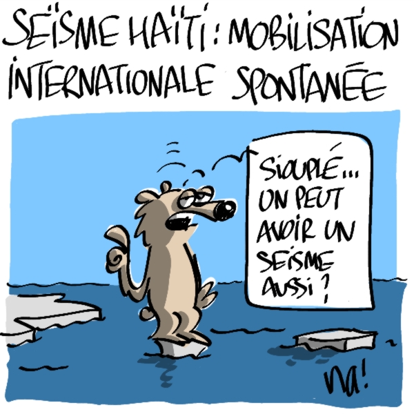 Nactualités : Séïsme à Haïti : mobilisation internationale spontanée