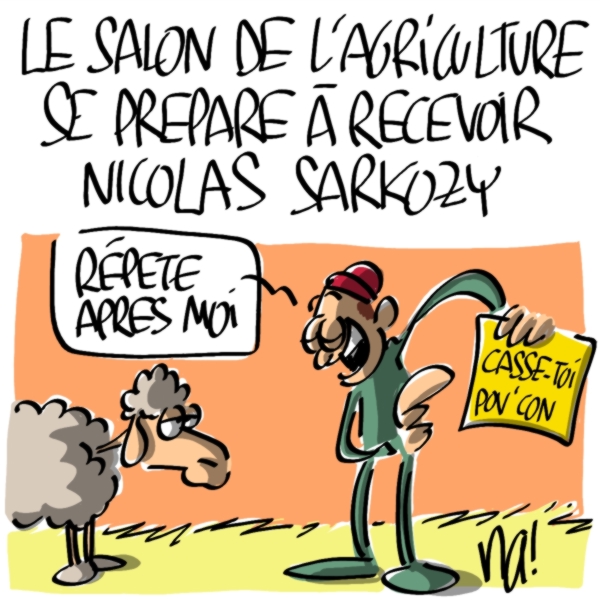 Nactualités : Le salon de l’Agriculture se prépare à recevoir Nicolas Sarkozy