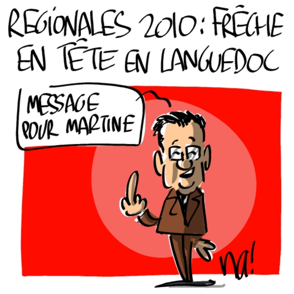 Nactualités : Régionales 2010, Georges Frêche en tête en languedoc