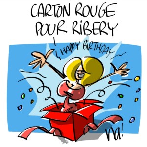 Nactualités : carton rouge pour Ribéry