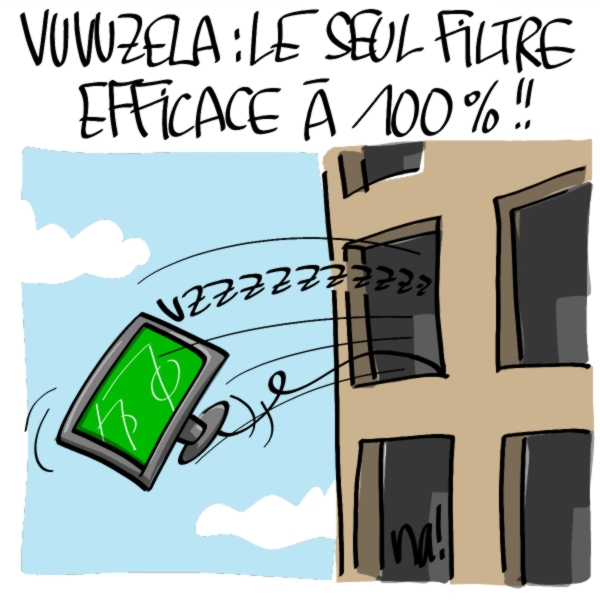 Nactualités : vuvuzela, le seul filtre efficace à 100% !!