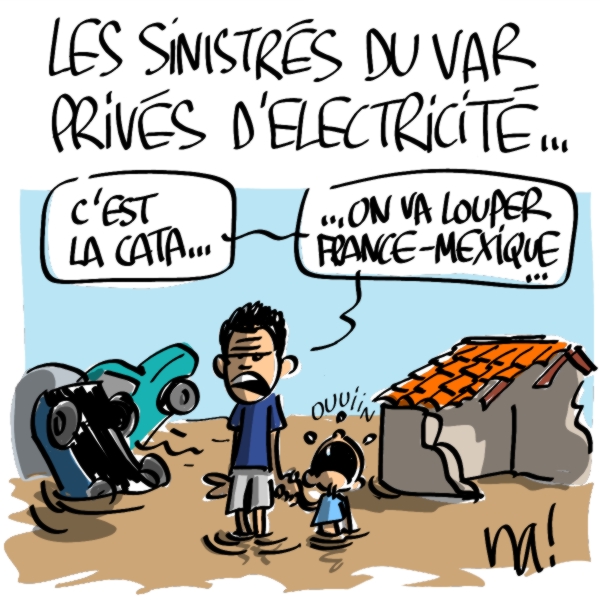 Nactualités : les sinistrés du Var privés d’électricité…