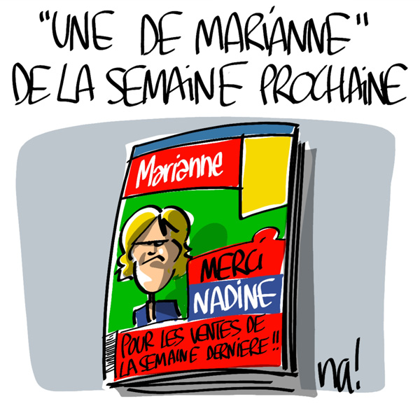 Nactualités : la Une de « Marianne » la semaine prochaine