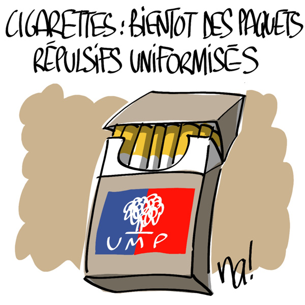 Nactualités : cigarettes, bientôt des paquets répulsifs uniformisés