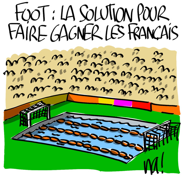 Nactualités : foot, la solution pour faire gagner les français.