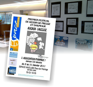 Expo de dessins de presse et d’humour à Avignon du 3 au 10 janvier 2011