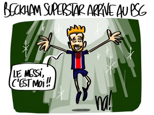 Nactualités : David Beckham superstar arrive au PSG