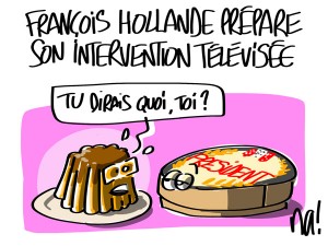 Nactualités : François Hollande prépare son intervention télévisée