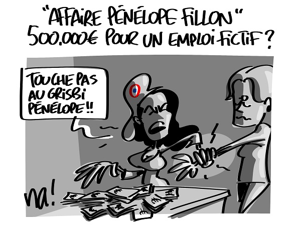 « affaire Pénélope Fillon » 500.000€ pour un emploi fictif ?