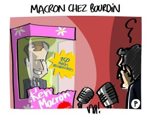 Macron chez Bourdin
