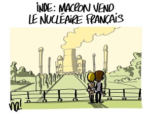 Inde : Macron vend le nucléaire français