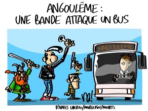Angoulême : une bande attaque un bus