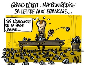 Grand débat : Macron rédige sa lettre aux Français
