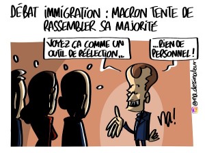 Immigration, Macron tente de rassurer sa majorité