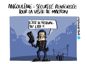 Angoulême, sécurité renforcée pour la visite de Macron