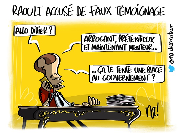 Raoult faux témoignage