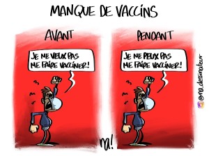 Manque de vaccins