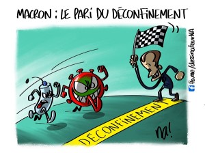Macron, le pari du déconfinement