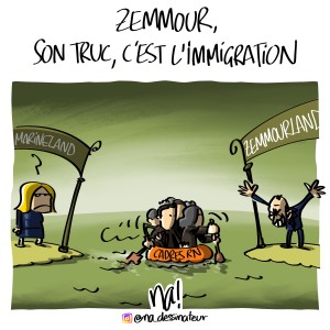 Zemmour, son truc, c’est l’immigration