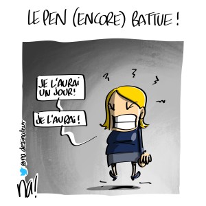 Le Pen (encore) battue