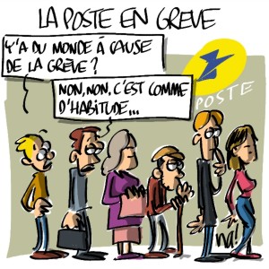 Nactualités : la Poste en grève