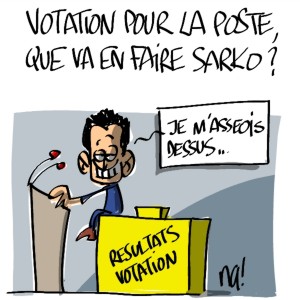Nactualités : votation pour la Poste, que va en faire Nicolas Sarkozy ?