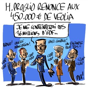 Nactualités : Henri Proglio renonce aux 450.000€ de Veolia