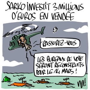 Nactualités : Nicolas Sarkozy investit 3 millions d’euros en Vendée
