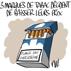 Nactualités : 3 marques de tabac décident de baisser leurs prix