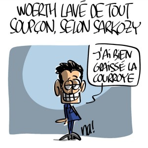 Nactualités : Eric Woerth lavé de tout soupçon, selon Nicolas Sarkozy