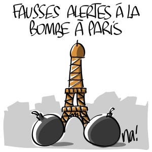 Nactualités : fausses alertes à la bombe à Paris