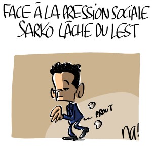 Nactualités : face à la pression sociale, Sarko « lâche du lest »…