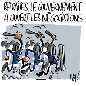 Nactualités : retraites, le gouvernement a ouvert les négociations