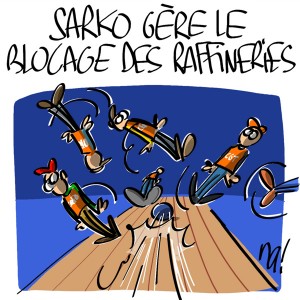 Nactualités : Nicolas Sarkozy débloque les raffineries par la force