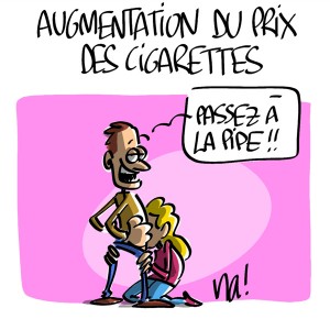 Nactualités : augmentation du prix des cigarettes