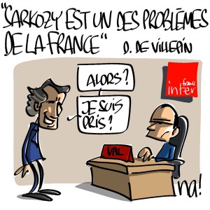 Nactualités : « Sarkozy est un des problèmes de la France » Dominique de Villepin
