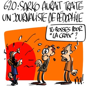 Nactualités : G20, Nicolas Sarkozy aurait traité un journaliste de « pédophile »