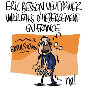 Nactualités : Eric Besson veut priver Wikileaks d’hébergement en France