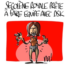 Nactualités : Ségolène Royal est prête à faire équipe avec DSK
