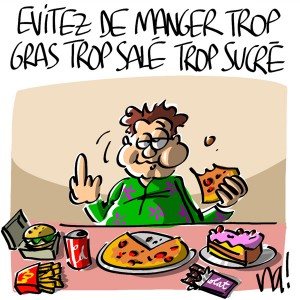 Nactualités : évitez de manger trop gras, trop salé, trop sucré