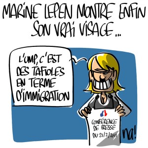 Nactualités : Marine Le Pen montre enfin son vrai visage