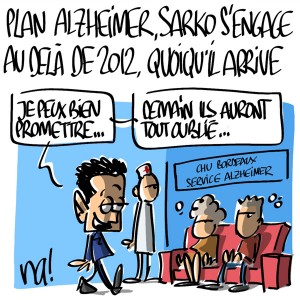 Nactualités : Plan Alzheimer, Sarkozy s’engage au delà de 2012, quoiqu’il arrive