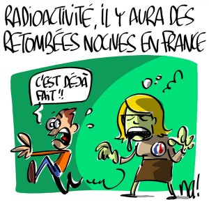 Nactualités : Radioactivité, il y aura des retombées nocives en France