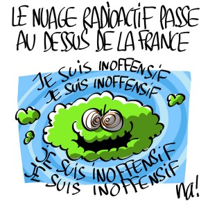 Nactualités : le nuage radioactif passe au dessus de la France